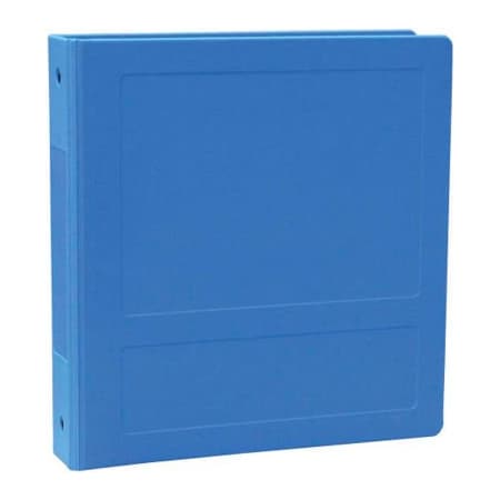 Omnimed Omnimed 1" Molded Ring Binder, Side Open, Holds 250 Sheets, Medium Blue 205002-CB